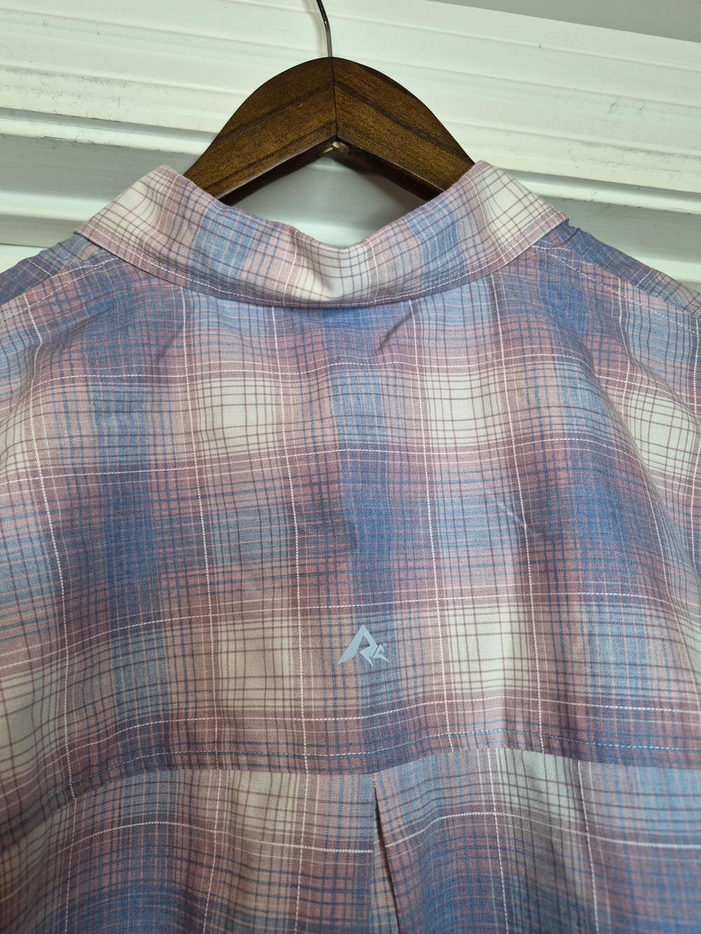 Ridegecut Womens Short-Sleeve Plaid Shirt - Pink & Blue Size Xl - Picture 5 of 11